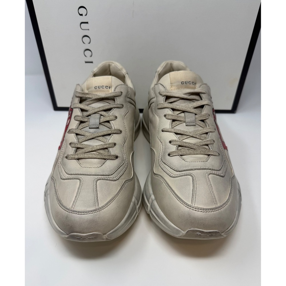 Gucci Rhyton Lips Leather Sneaker Size 9 US 8 Gucci - Picture 2 of 10